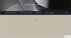 Desktop Screenshot of biofabdegree.net